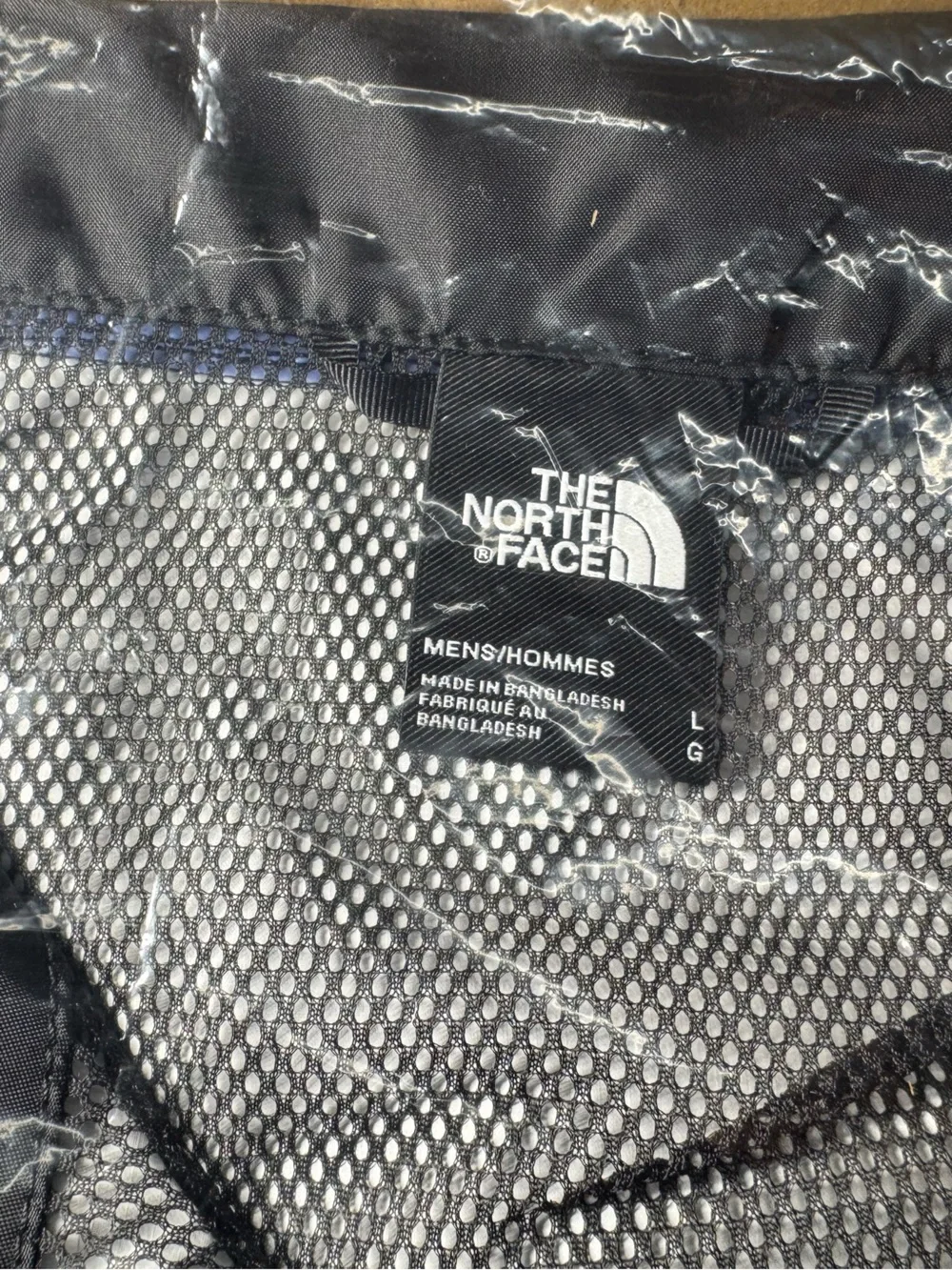 The North Face Antora Jacket Size L Men's Navy and Black Waterproof